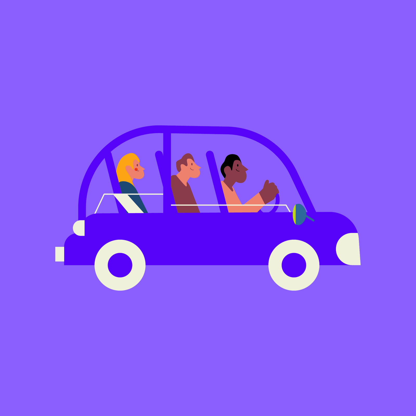 Travel group illustration